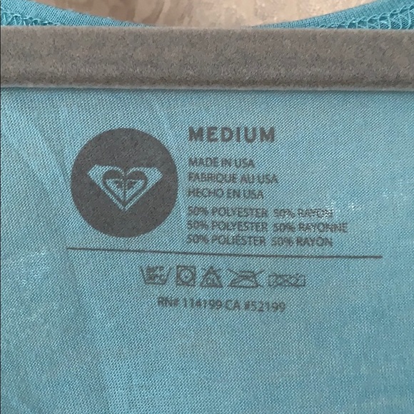 Turquoise colored top from Roxy size M - Picture 7 of 7
